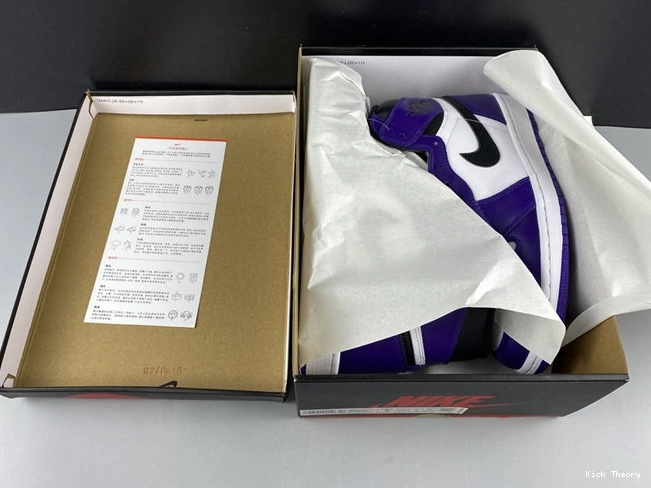 Kicktheory Purple 3740 Jordan1 555088- White Court Retro SunProtective 1014